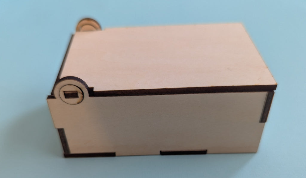 Small laser cut wooden box