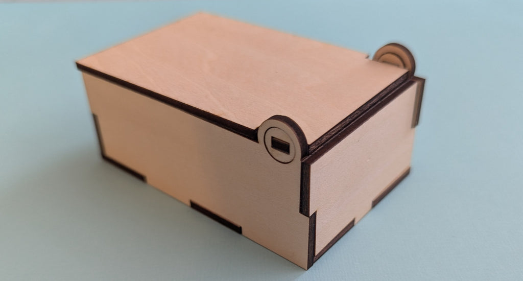 Small laser cut wooden box