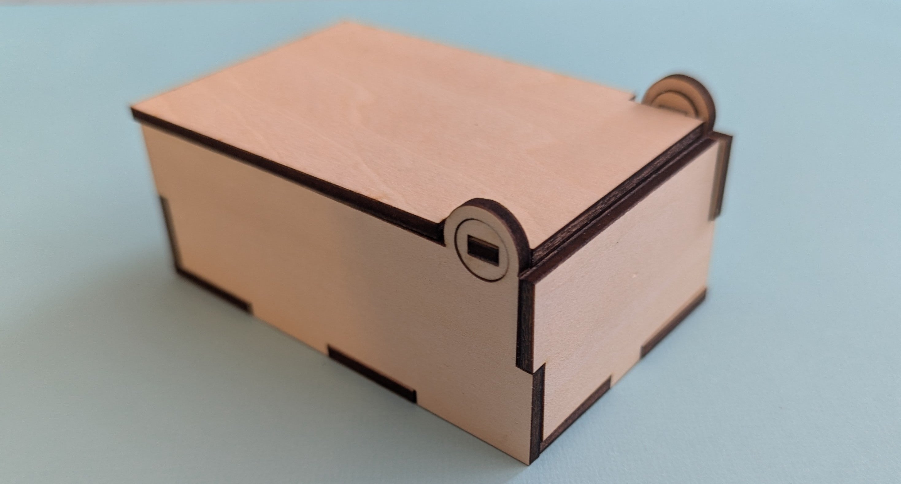 Small laser cut wooden box