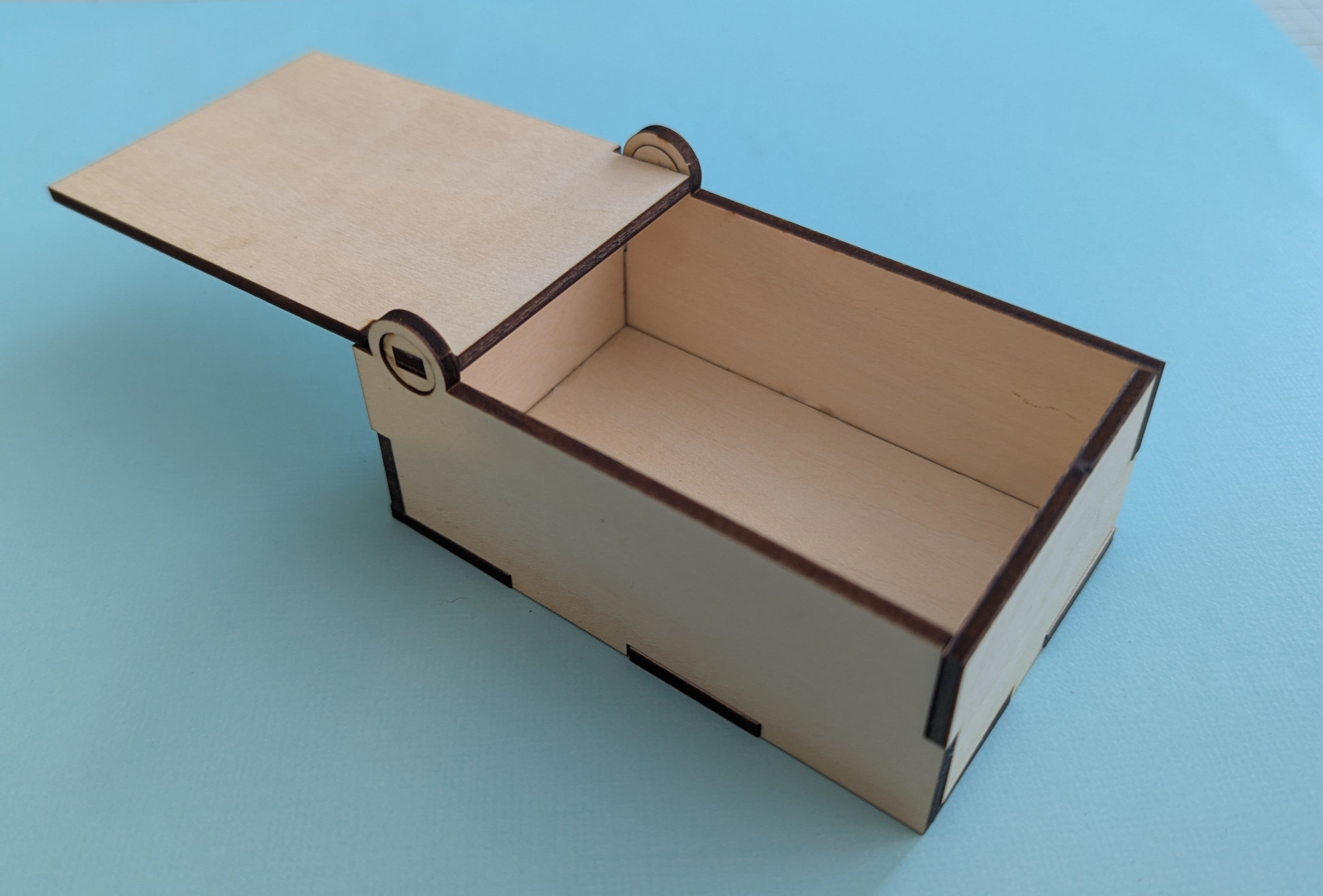 Small laser cut wooden box